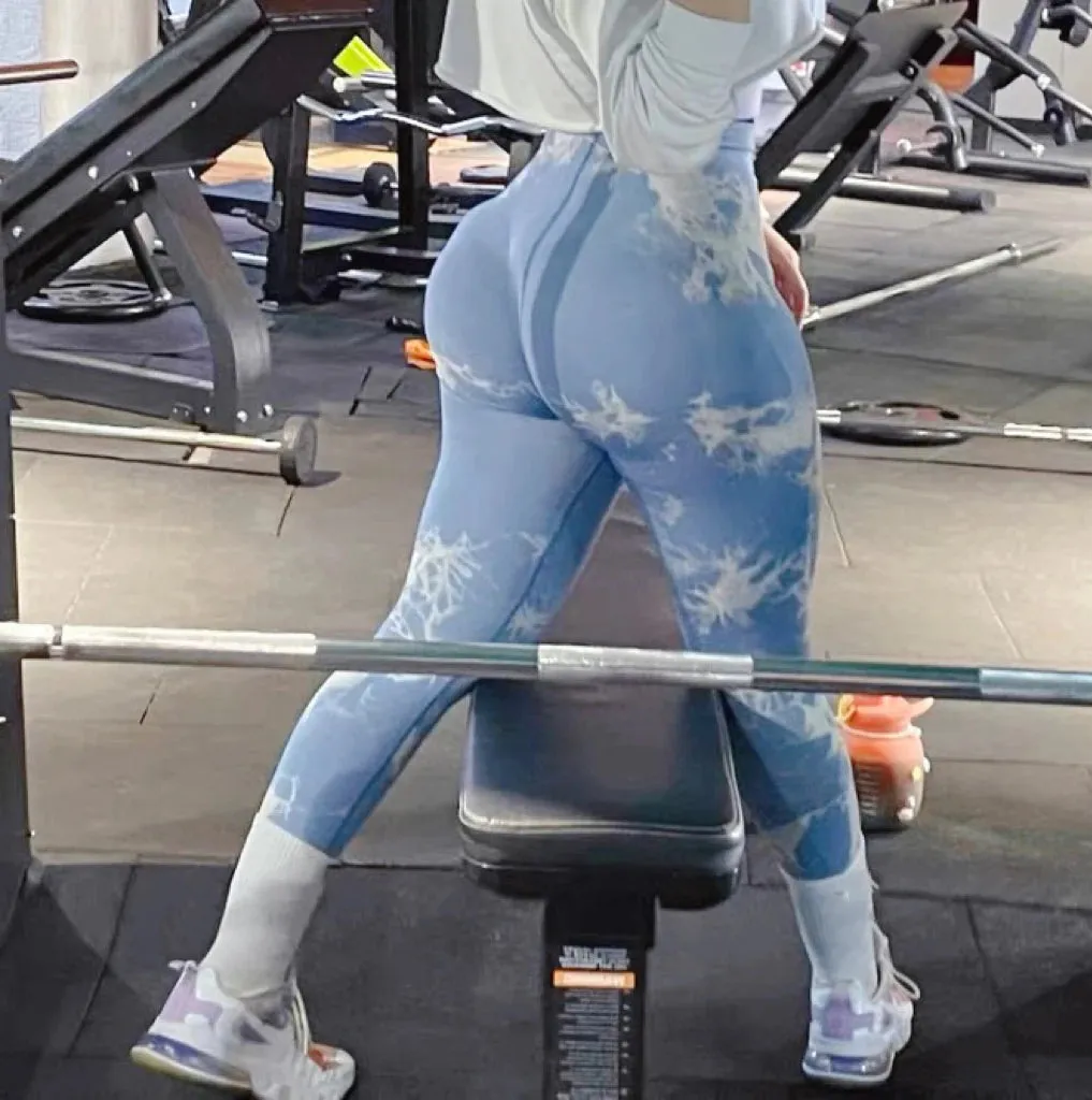 061 Seamless Leggings Push Up PRINTING