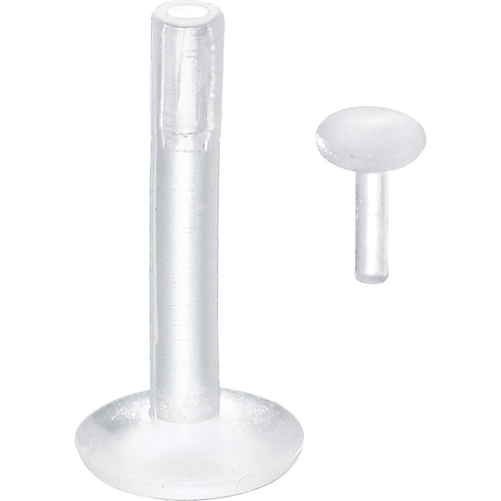 14 Gauge 3/8 3mm Bioplast Push-In Top Retainer