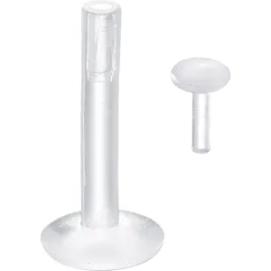 14 Gauge 3/8 3mm Bioplast Push-In Top Retainer