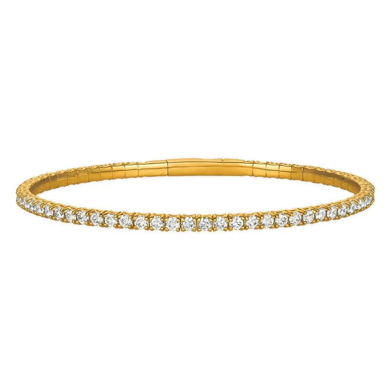 2.00CT DIAMOND FLEXIBLE BRACELET 14K GOLD