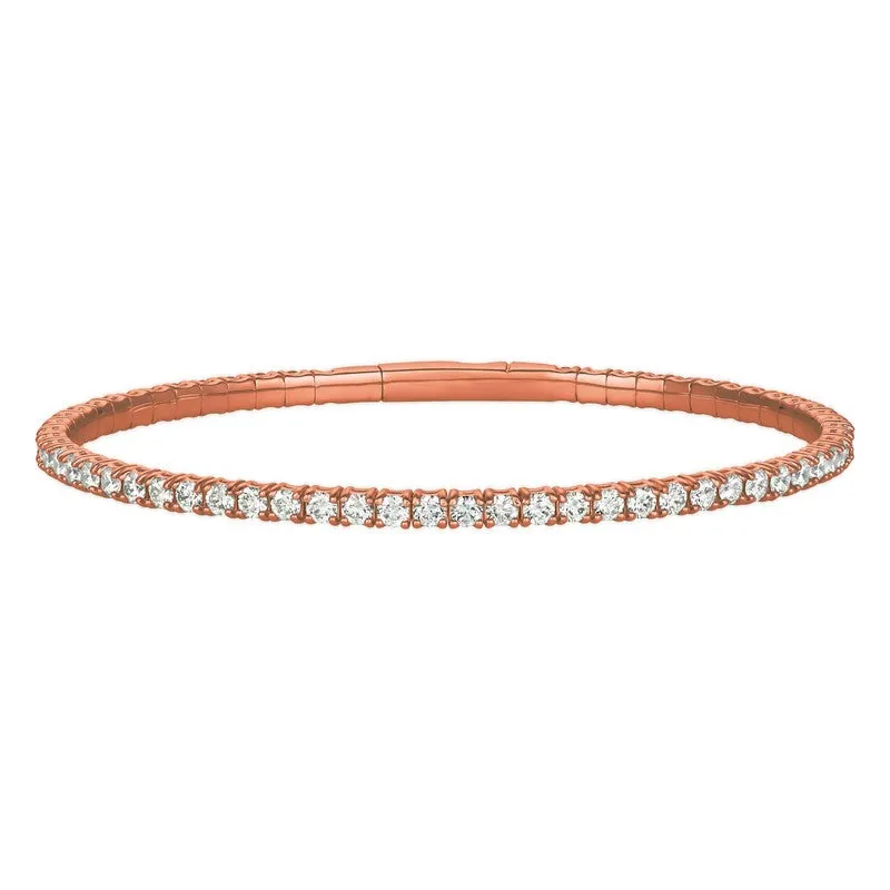 2.00CT DIAMOND FLEXIBLE BRACELET 14K GOLD