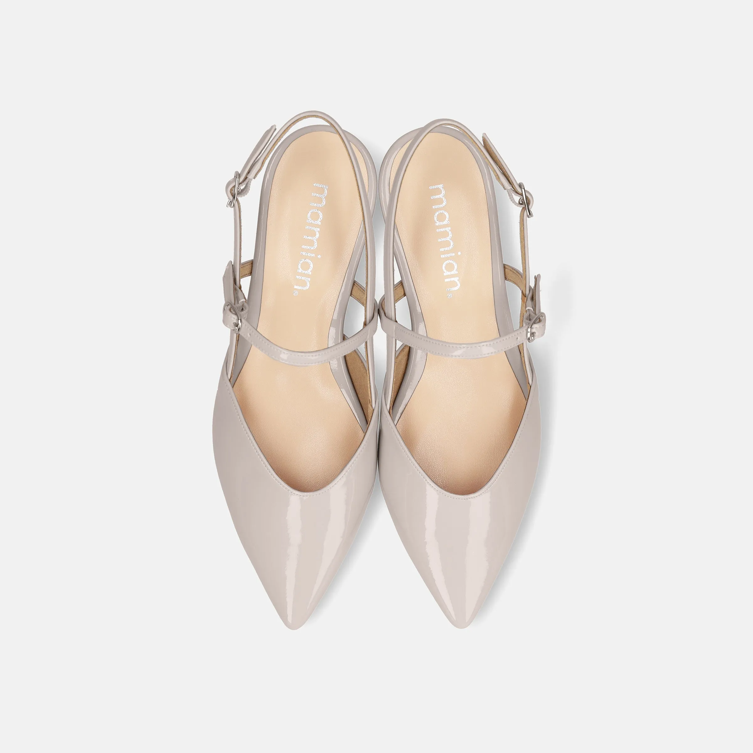 30% OFF: 2024SS: Double Strap Flat Sandals (m17033) Light Beige E