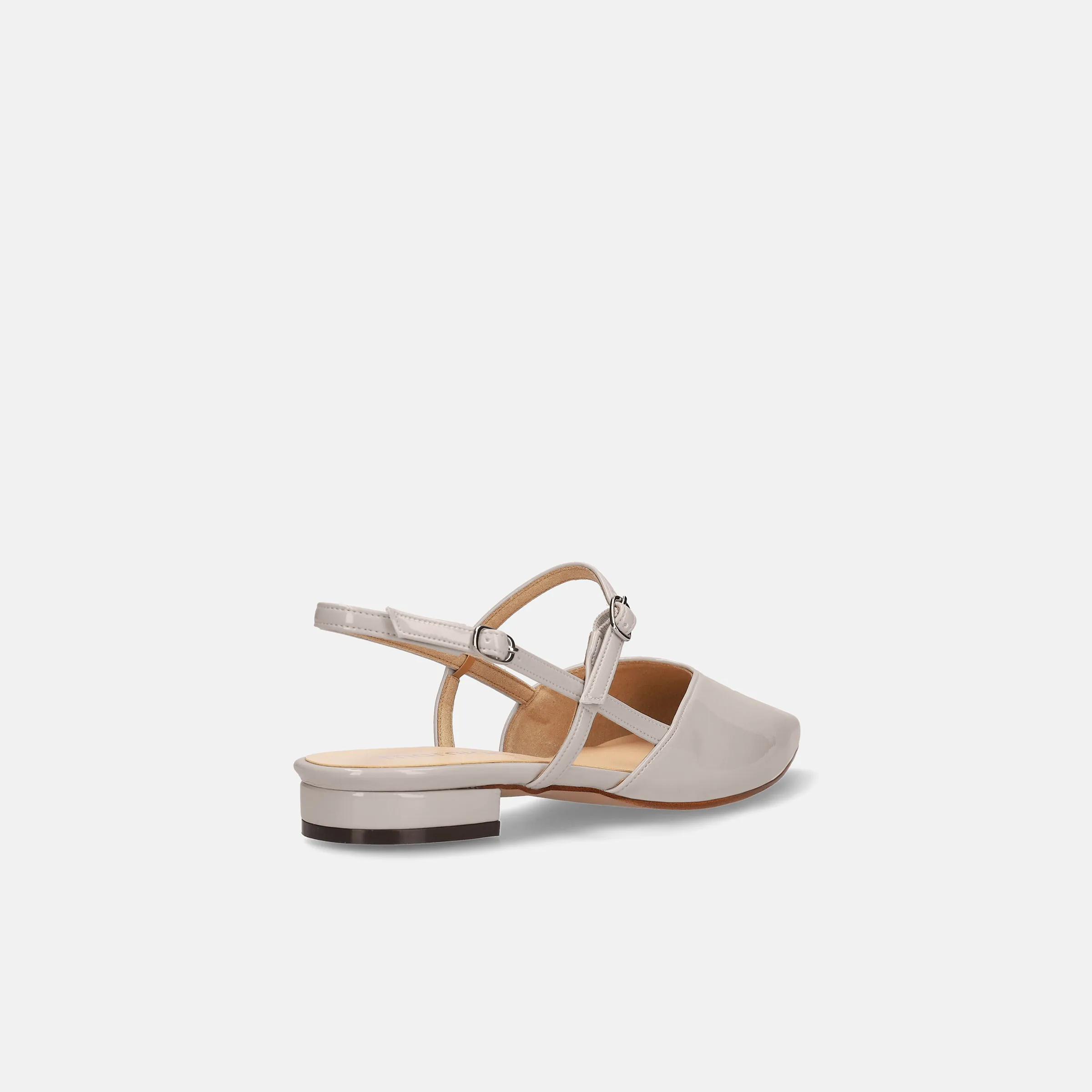 30% OFF: 2024SS: Double Strap Flat Sandals (m17033) Light Beige E