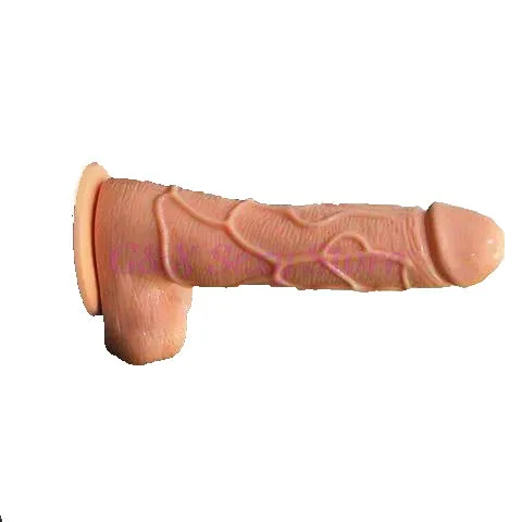 6 Inch Silicone Vibrating Flexible Suction Cup Dildo