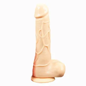 6 Inch Silicone Vibrating Flexible Suction Cup Dildo