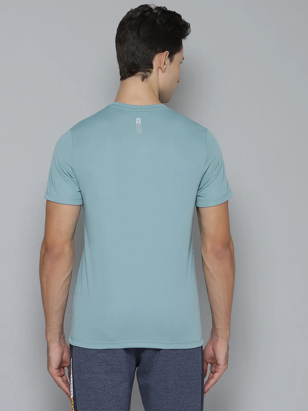 Alcis Men Printed Blue Tshirts