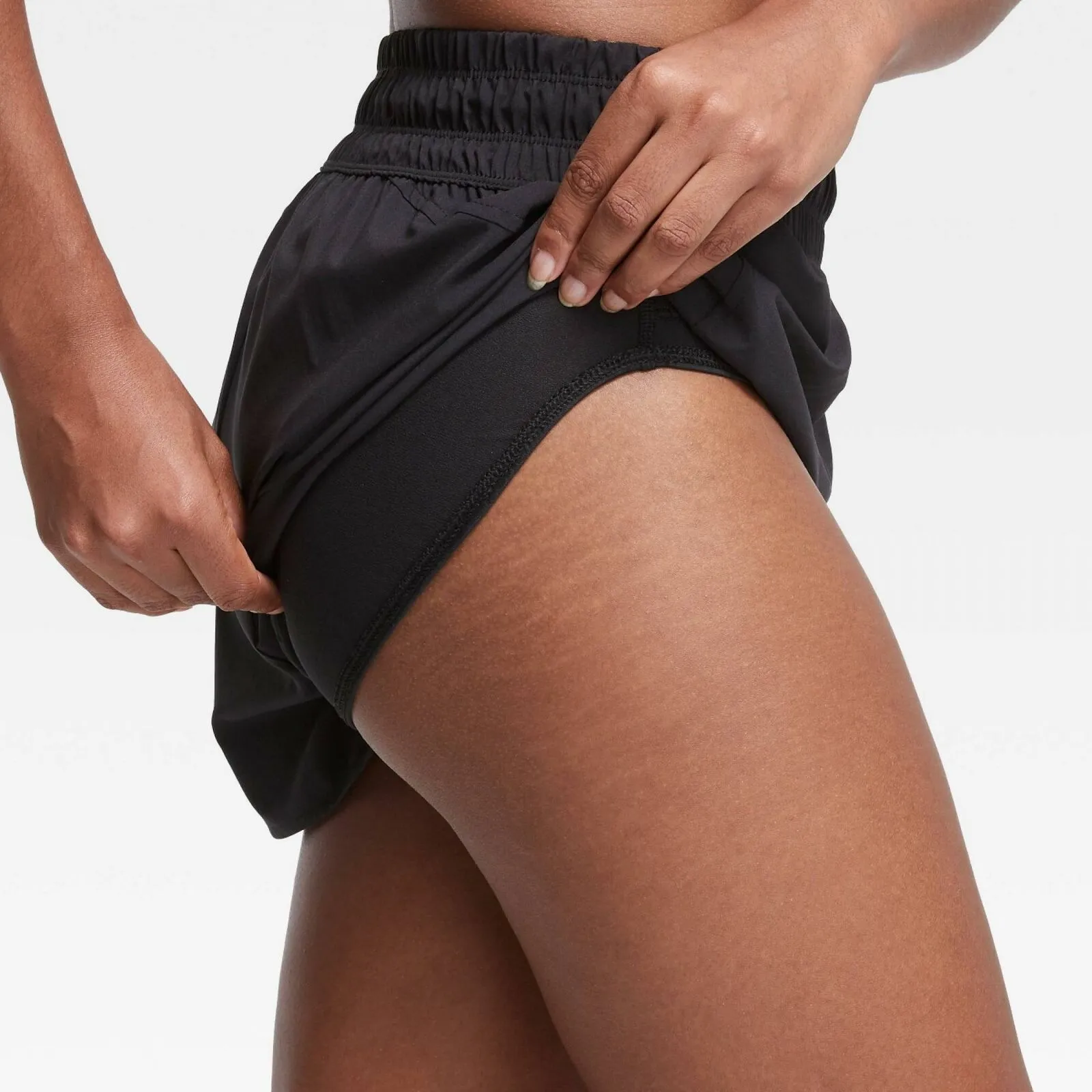 All In Motion Women's Mid Rise Running Shorts
