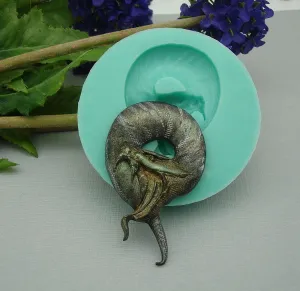 Anaconda Snake Silicone Mold for Crafts, Jewelry, Resin, Polymer Clay.