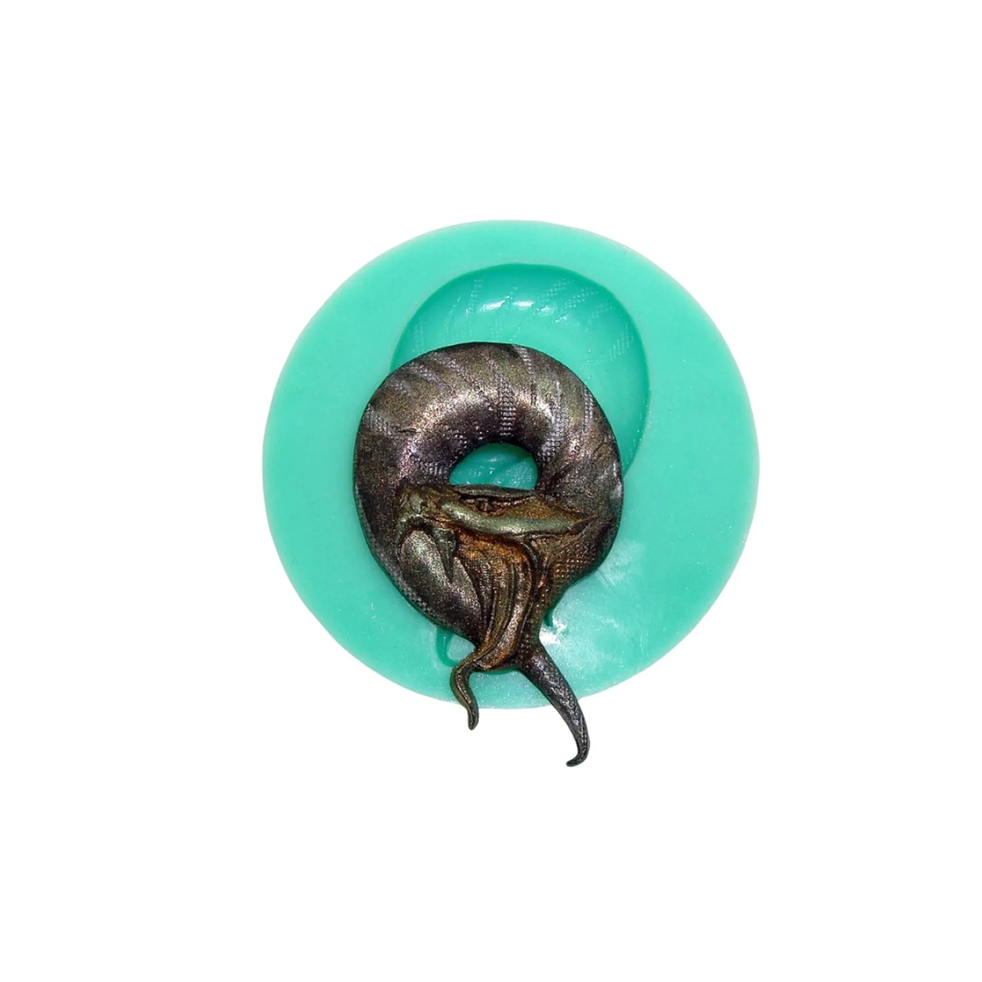 Anaconda Snake Silicone Mold for Crafts, Jewelry, Resin, Polymer Clay.