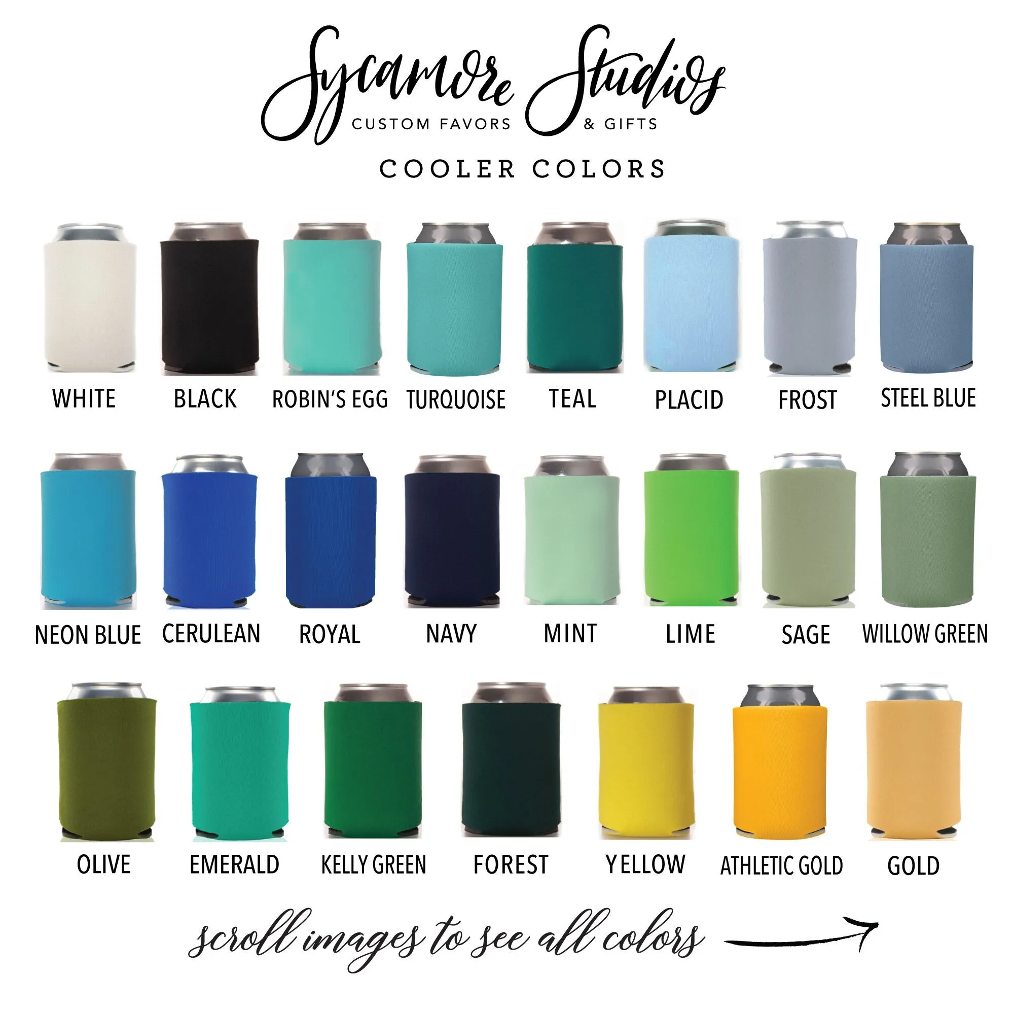 Anchor - Wedding Can Cooler #40R