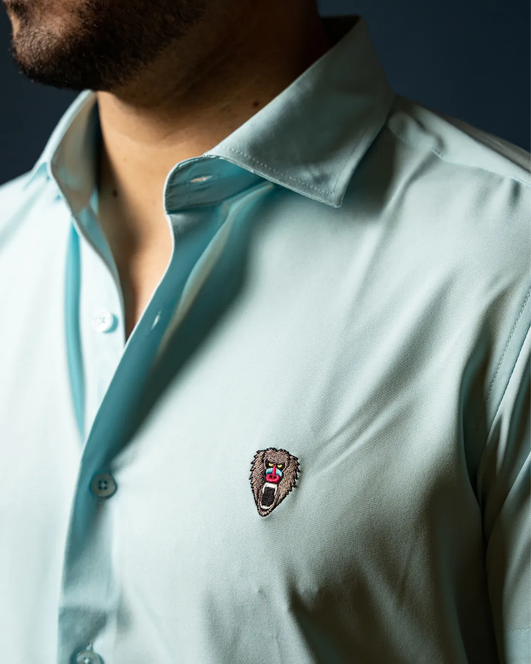 Aqua Solid Woven