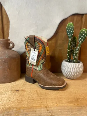 Ariat YTH Quickdraw VentTEK Western Boot TOASTY TAN