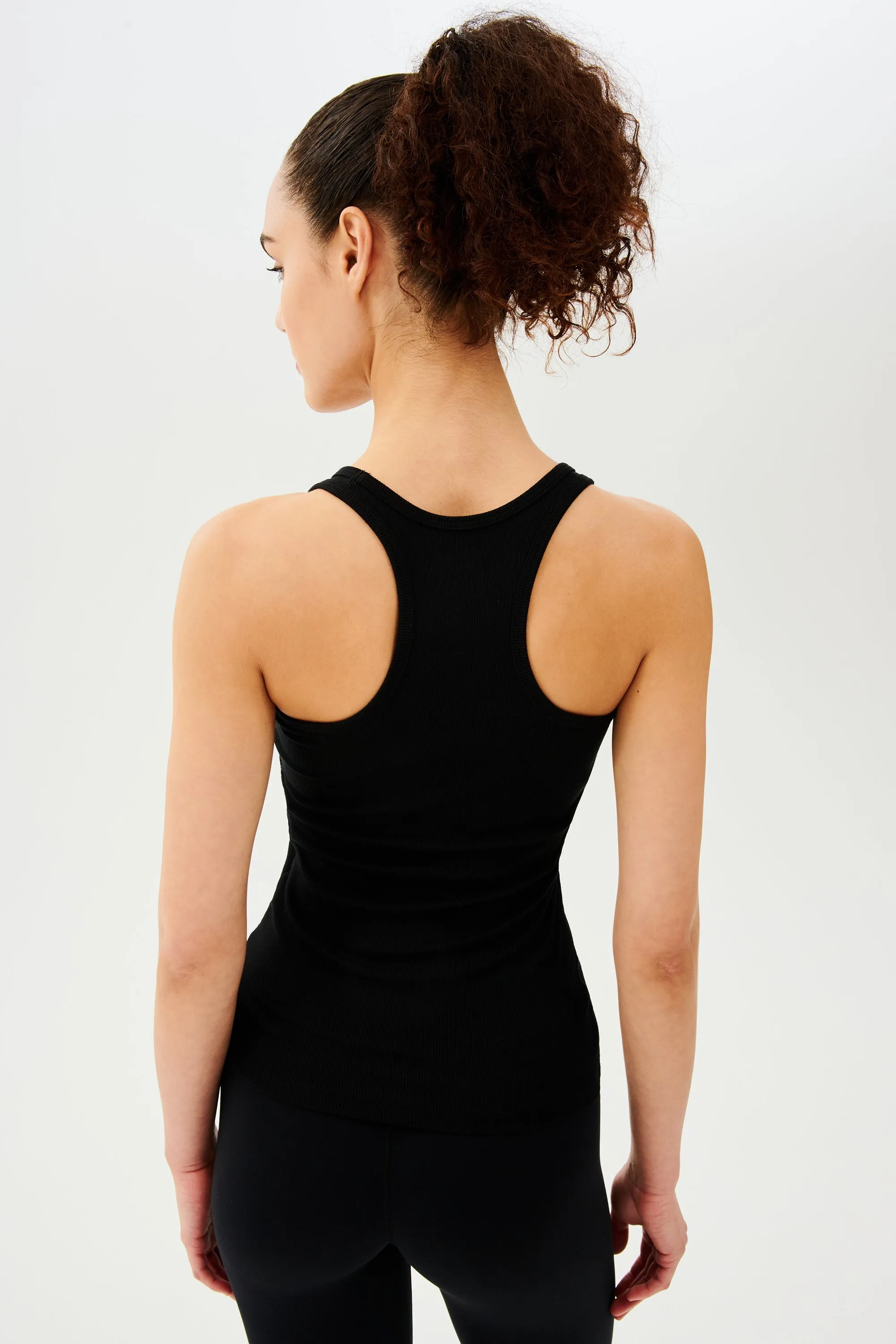 Ashby Rib Tank - Black