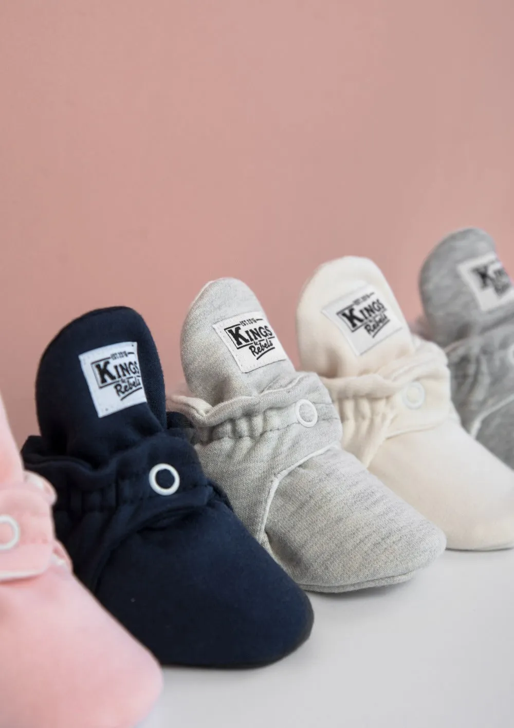 Baby Booties Cotton Cream