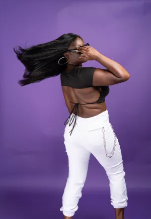 Back to Back top (Black)