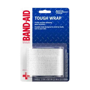 Band-Aid Brand of First Aid Products Tough Wrap, 2 Inches by 2.5 Yards
