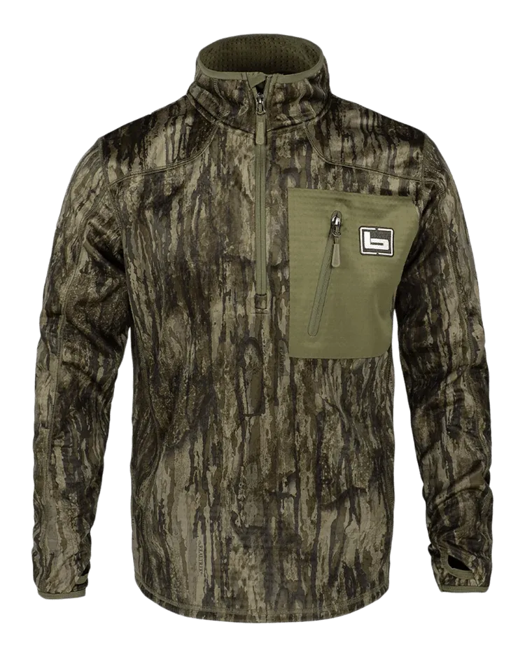Banded 1/4 Mid Fleece Pullover