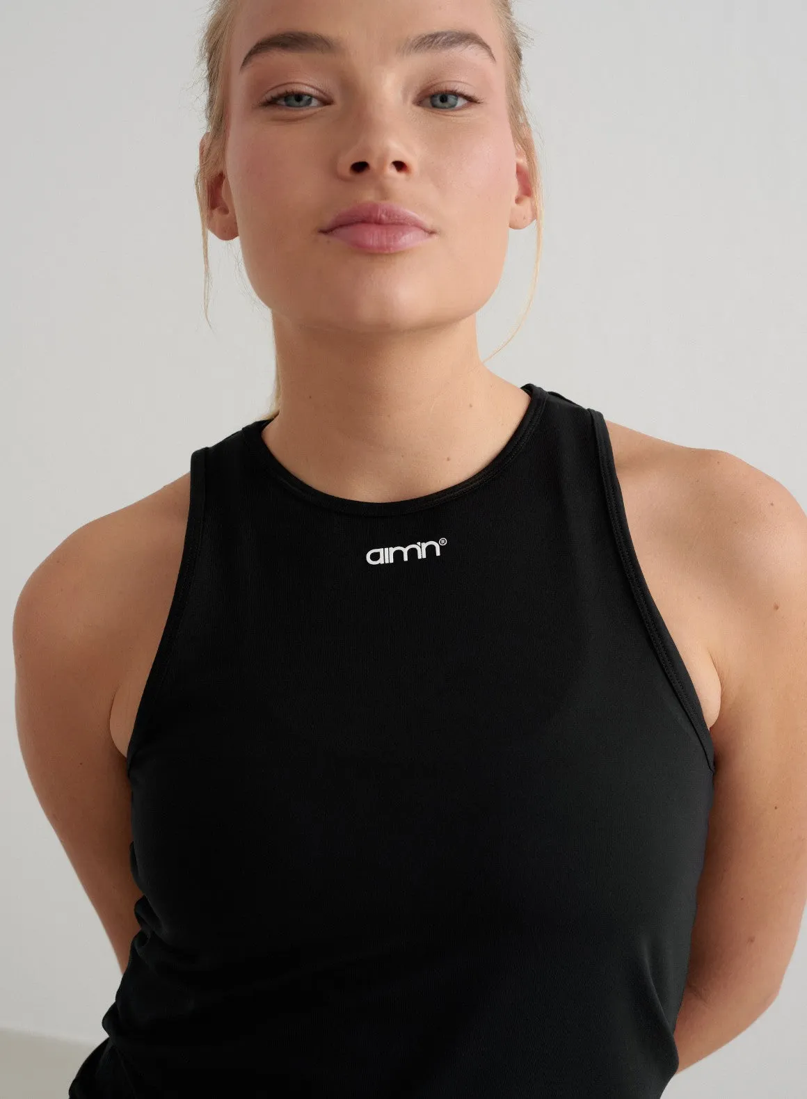 Black Soft Basic Singlet