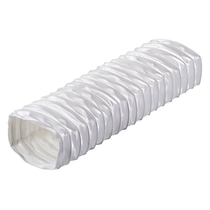 Blauberg 204x60mm x 3m Blauflex White Rectangular Flat PVC Flexible Ducting