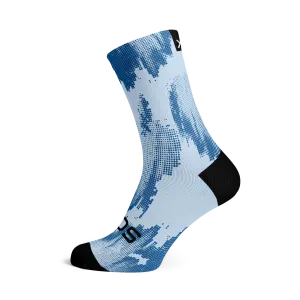 Blue Gravel Socks