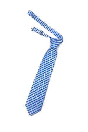 Blue Newton Stripe Kids Necktie
