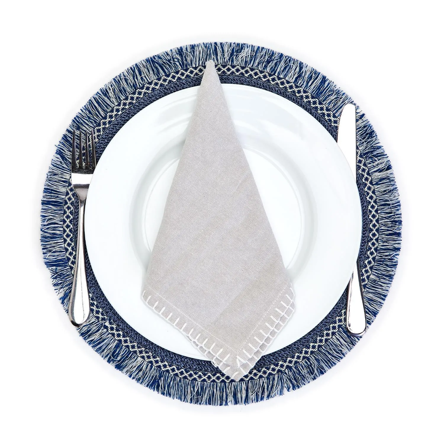 Blue Woven Placemat