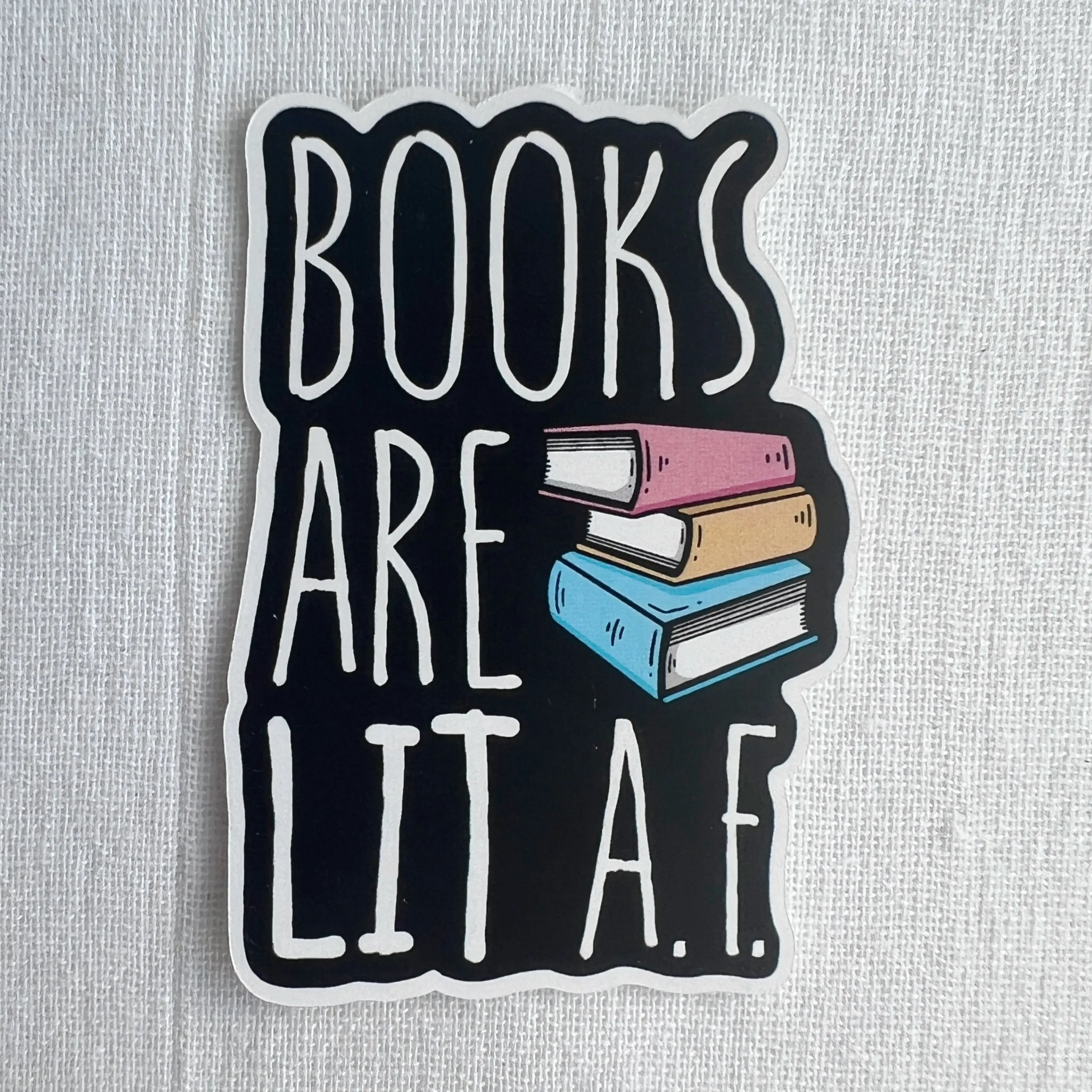 Book Stickers - Reading is LIT AF!