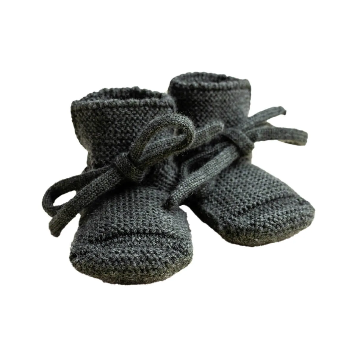 Booties Babyschuhe Gesterickt aus Merinowolle
