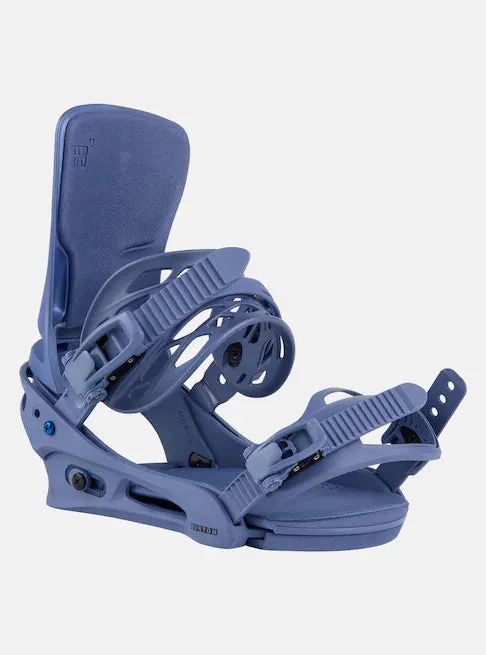 Burton Cartel Snowboard Bindings Mens Slate Blue / Logo