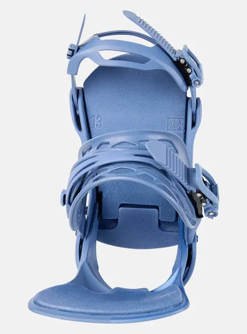 Burton Cartel Snowboard Bindings Mens Slate Blue / Logo