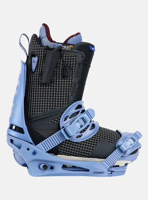 Burton Cartel Snowboard Bindings Mens Slate Blue / Logo
