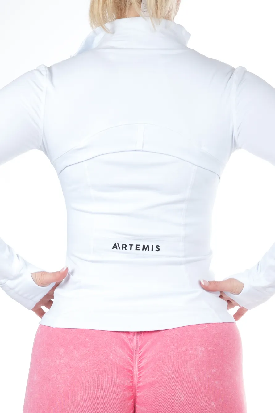 Cathy BBL Running Jacket White