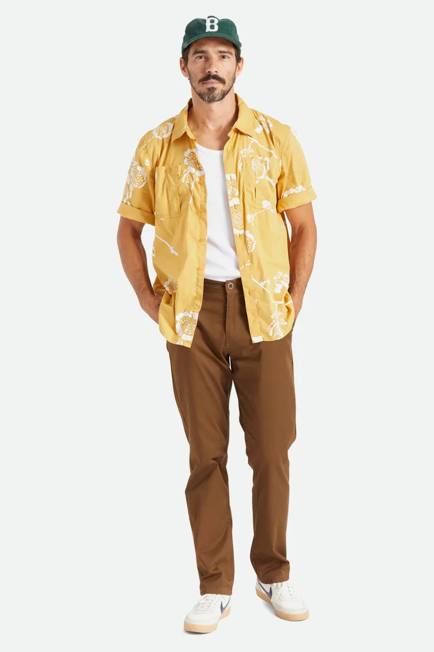 Charter Utility S/S Woven - Beige/Off White