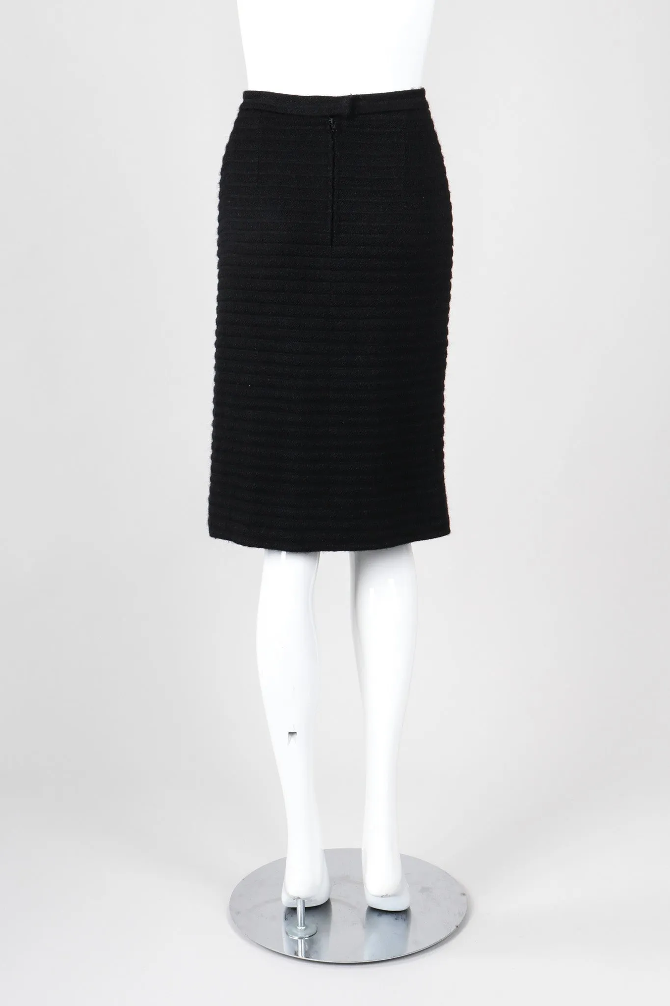 Chevron Stitch Jacket & Skirt Set