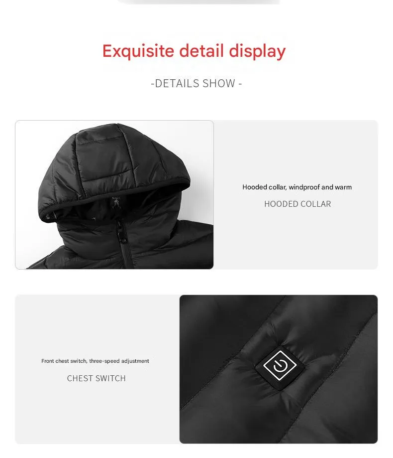 Children's Hooded Heated Jackets