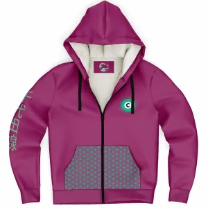 Chiyoda Line Ultra-Soft Microfleece Zip Hoodie