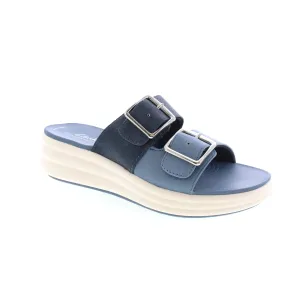 Clarks Drift Buckle - Denim Combi