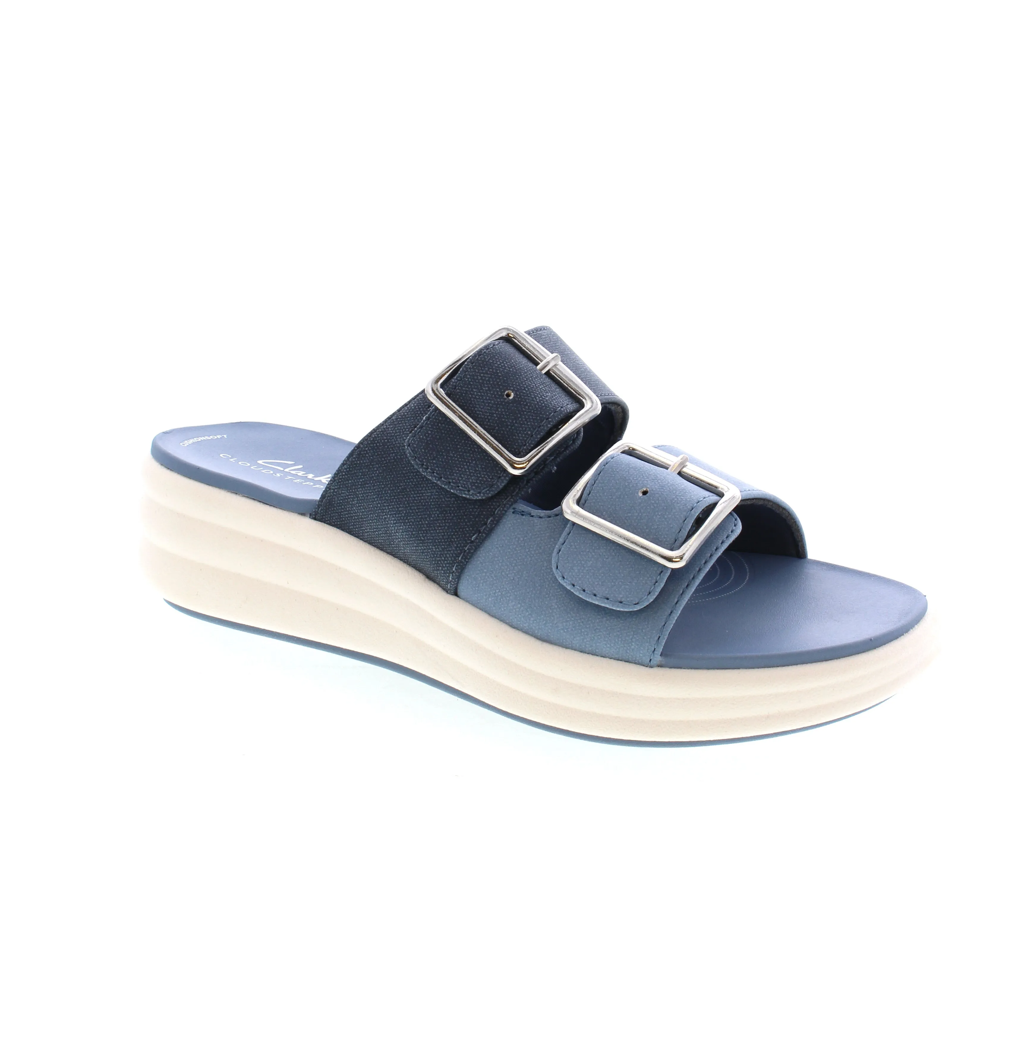 Clarks Drift Buckle - Denim Combi