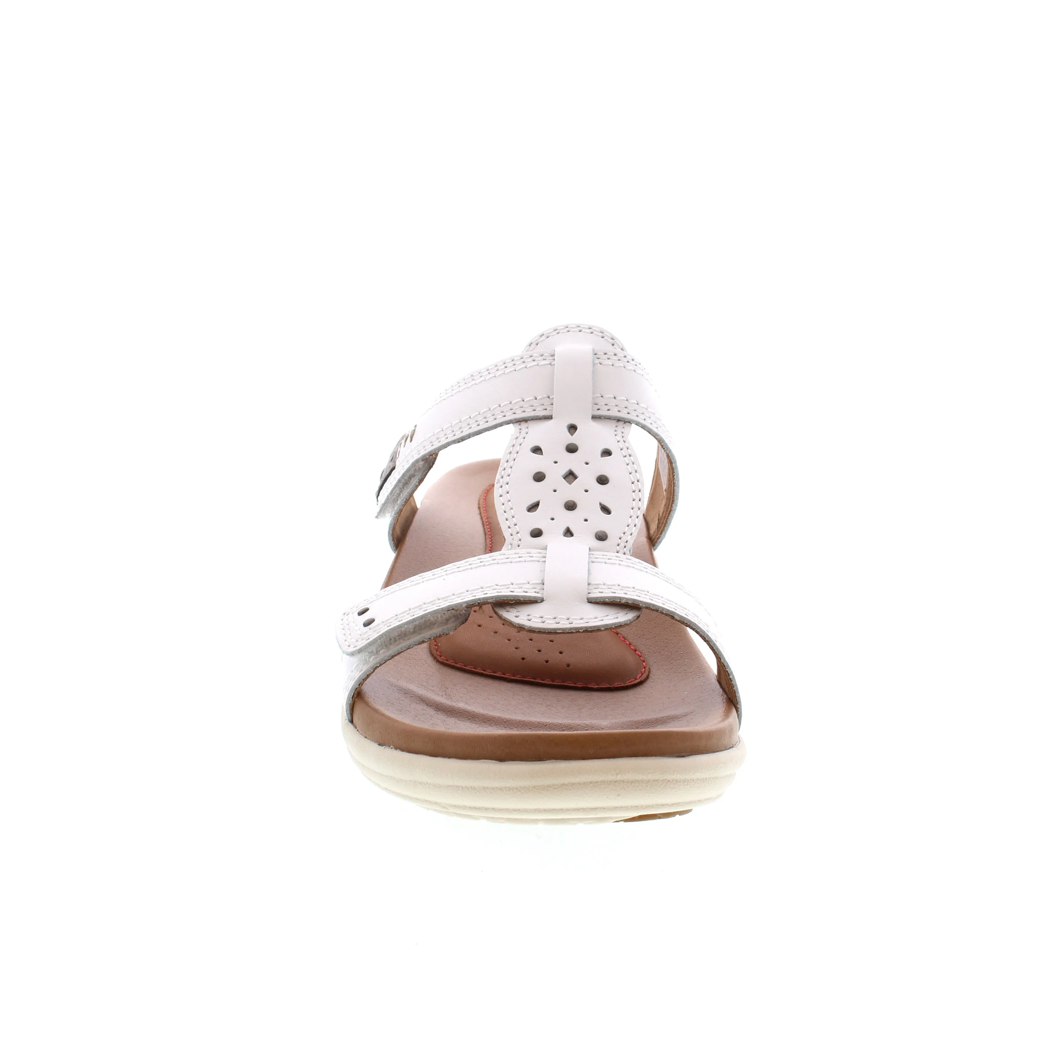 Cobb Hill Rubey PerfSlide - White/Pewter