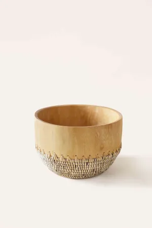 Copabu Wooden   Woven Bowl