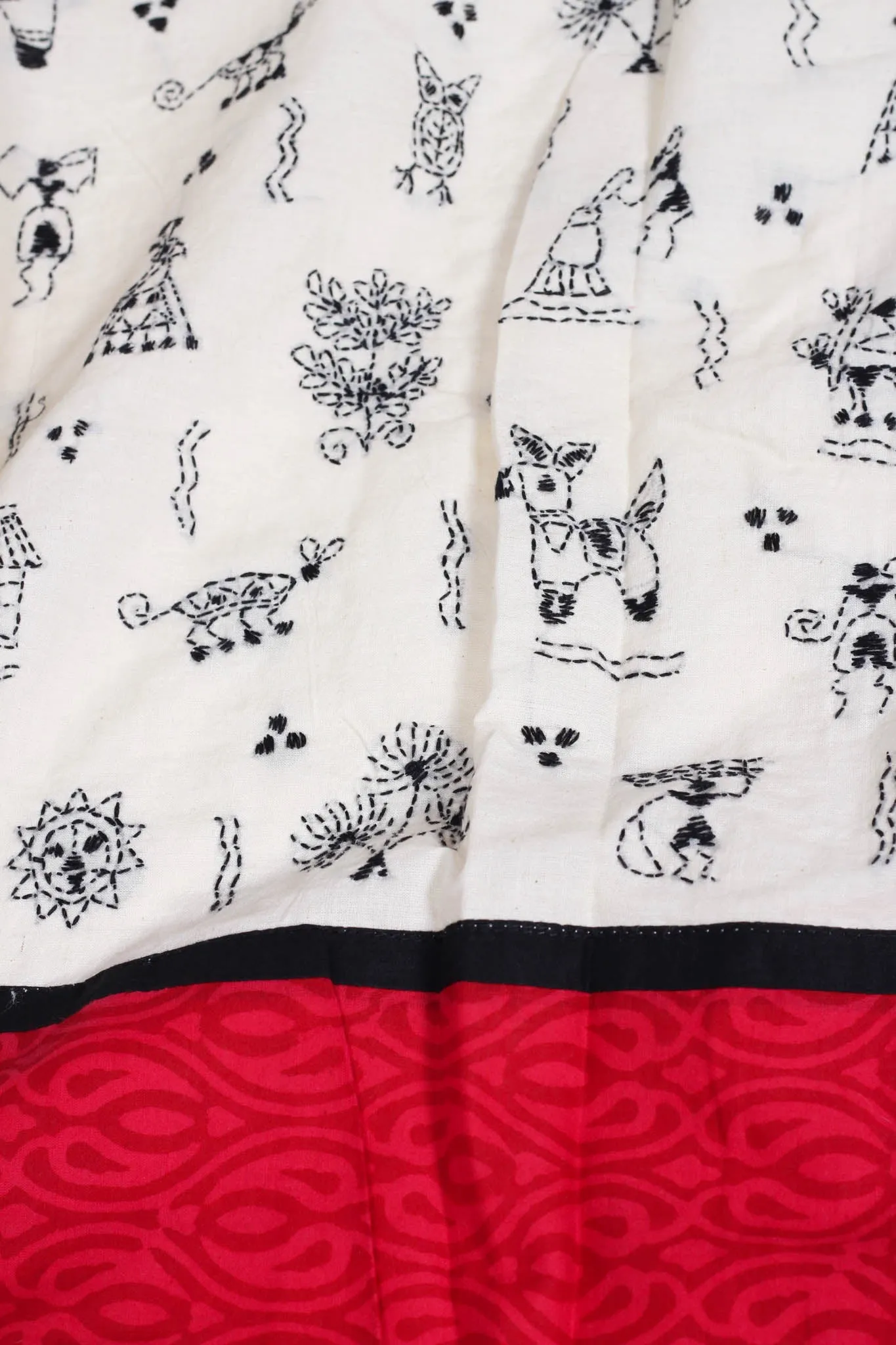 Cotton Kantha Saree