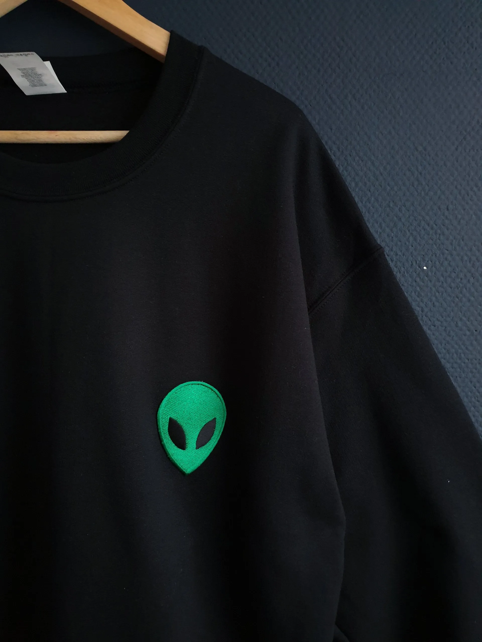 Cozy Alien Patch Sweater
