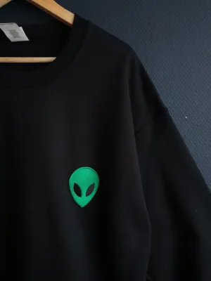 Cozy Alien Patch Sweater