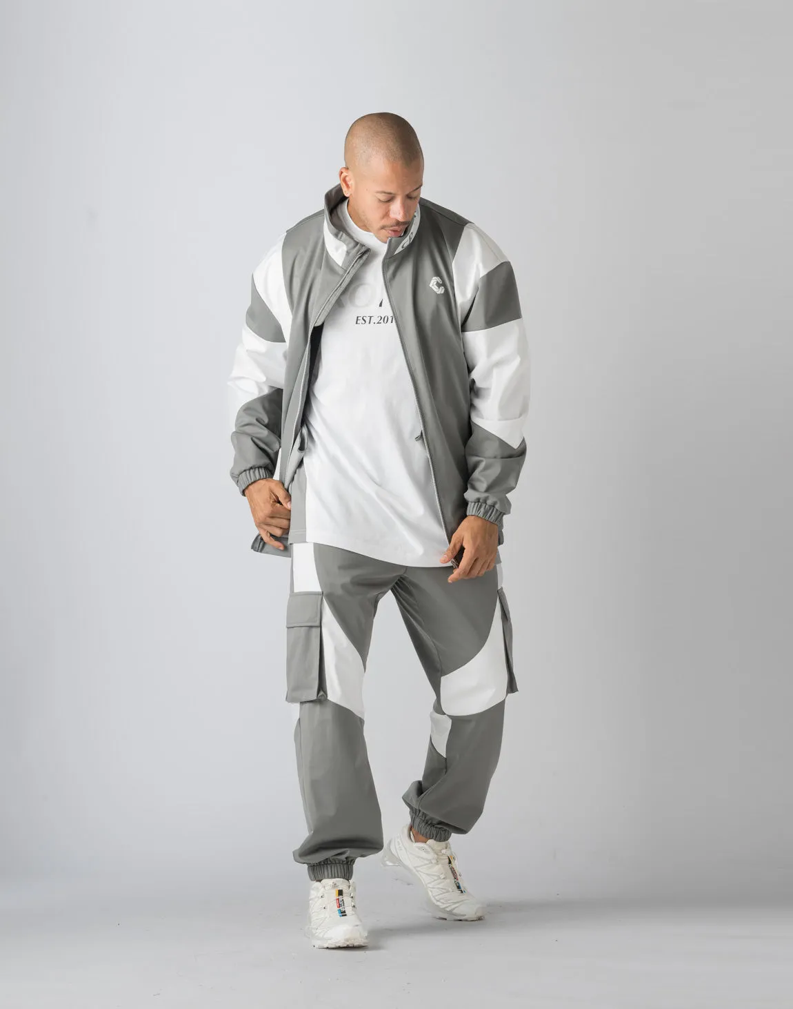 CRONOS WINDBREAKER WARM CARGO PANTS【GRAY】