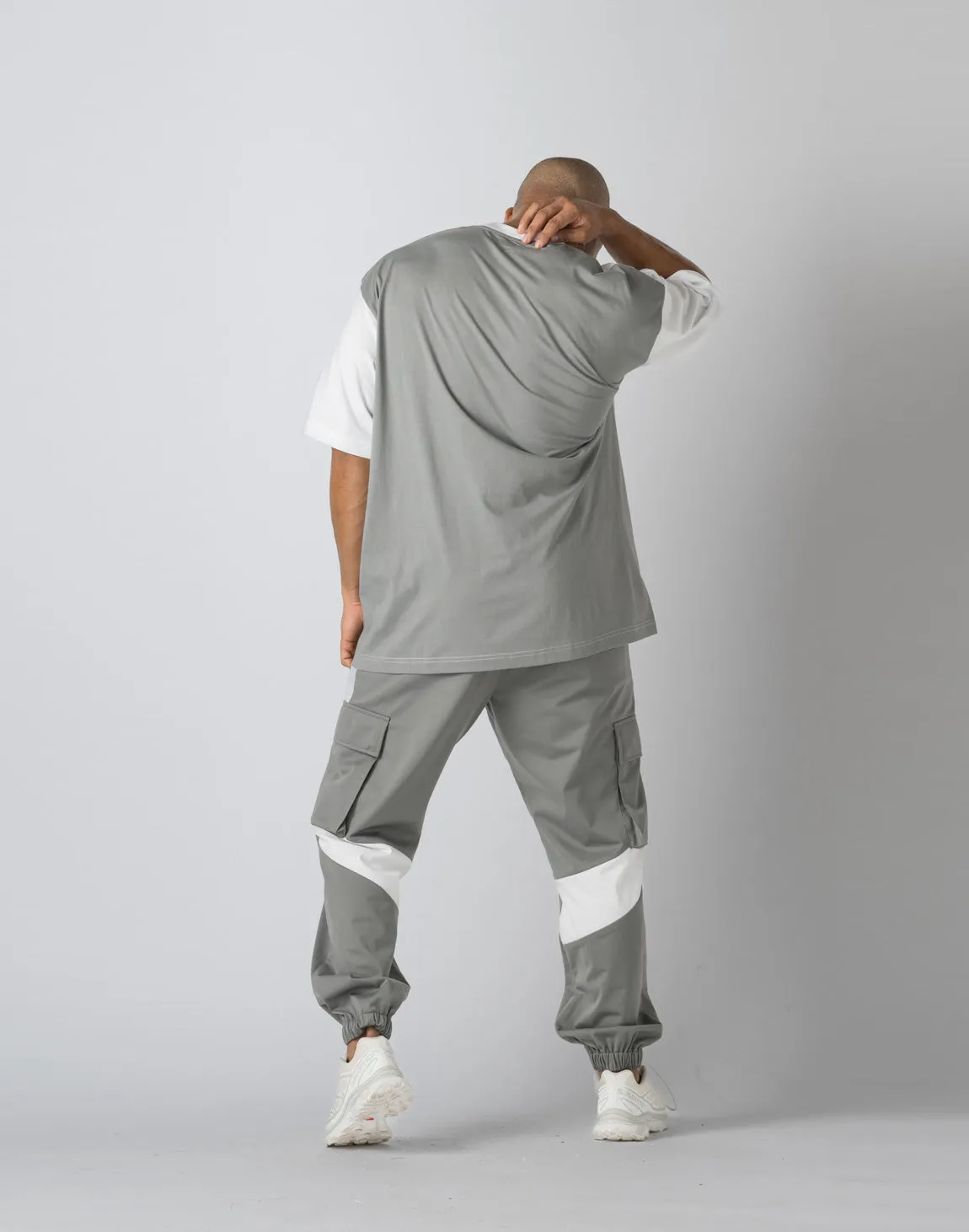 CRONOS WINDBREAKER WARM CARGO PANTS【GRAY】