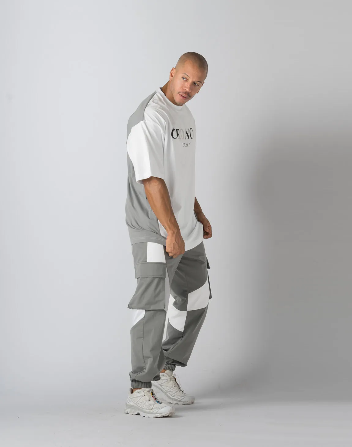 CRONOS WINDBREAKER WARM CARGO PANTS【GRAY】