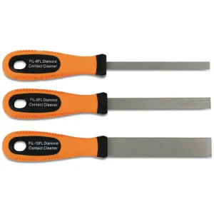 Diamond-Coated Flexible Flat Point and Electrical Contact Cleaners