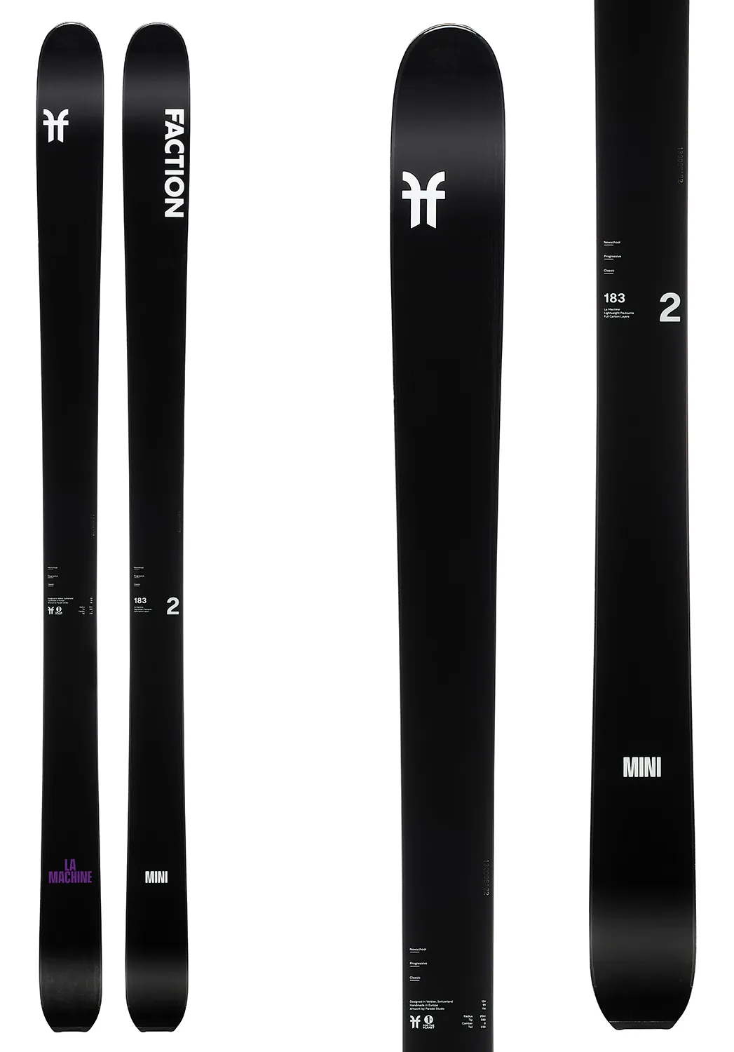 Faction La Machine Mini 2 Mens Snow Skis