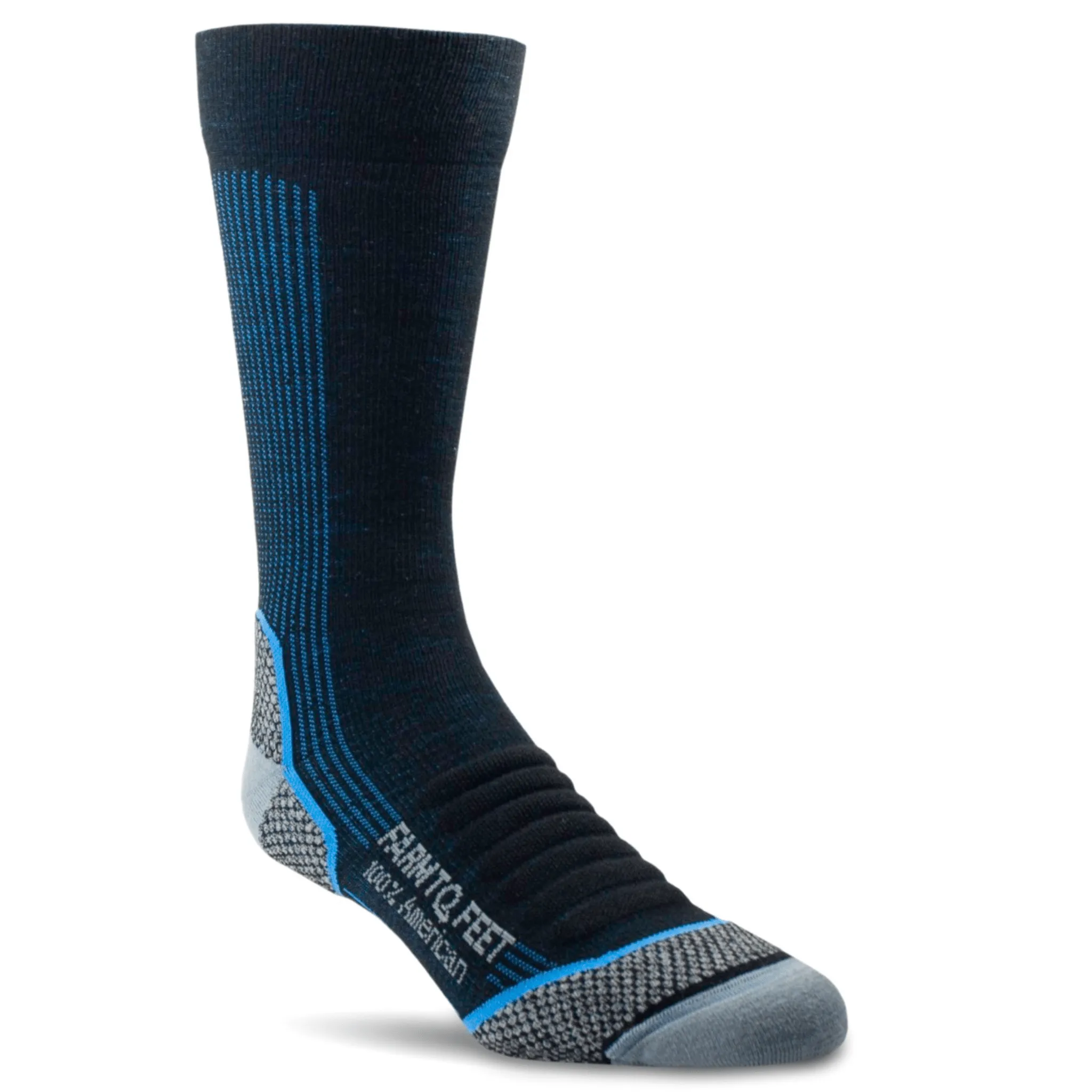Farm to Feet Mens Damascus Light Cushion Crew Hiking Socks