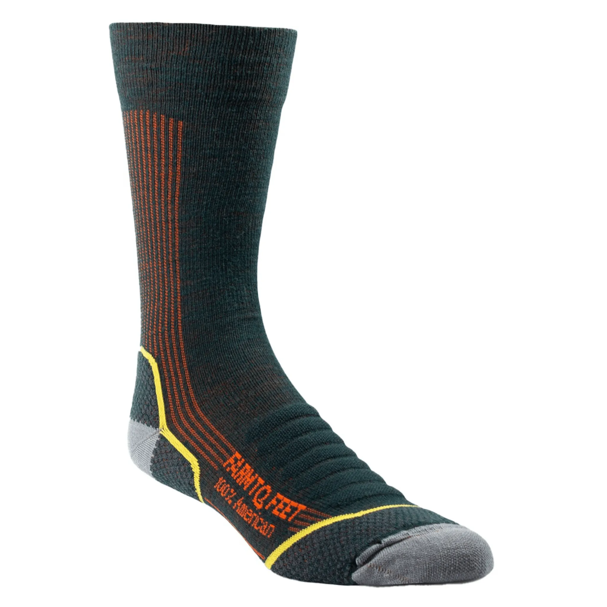Farm to Feet Mens Damascus Light Cushion Crew Hiking Socks